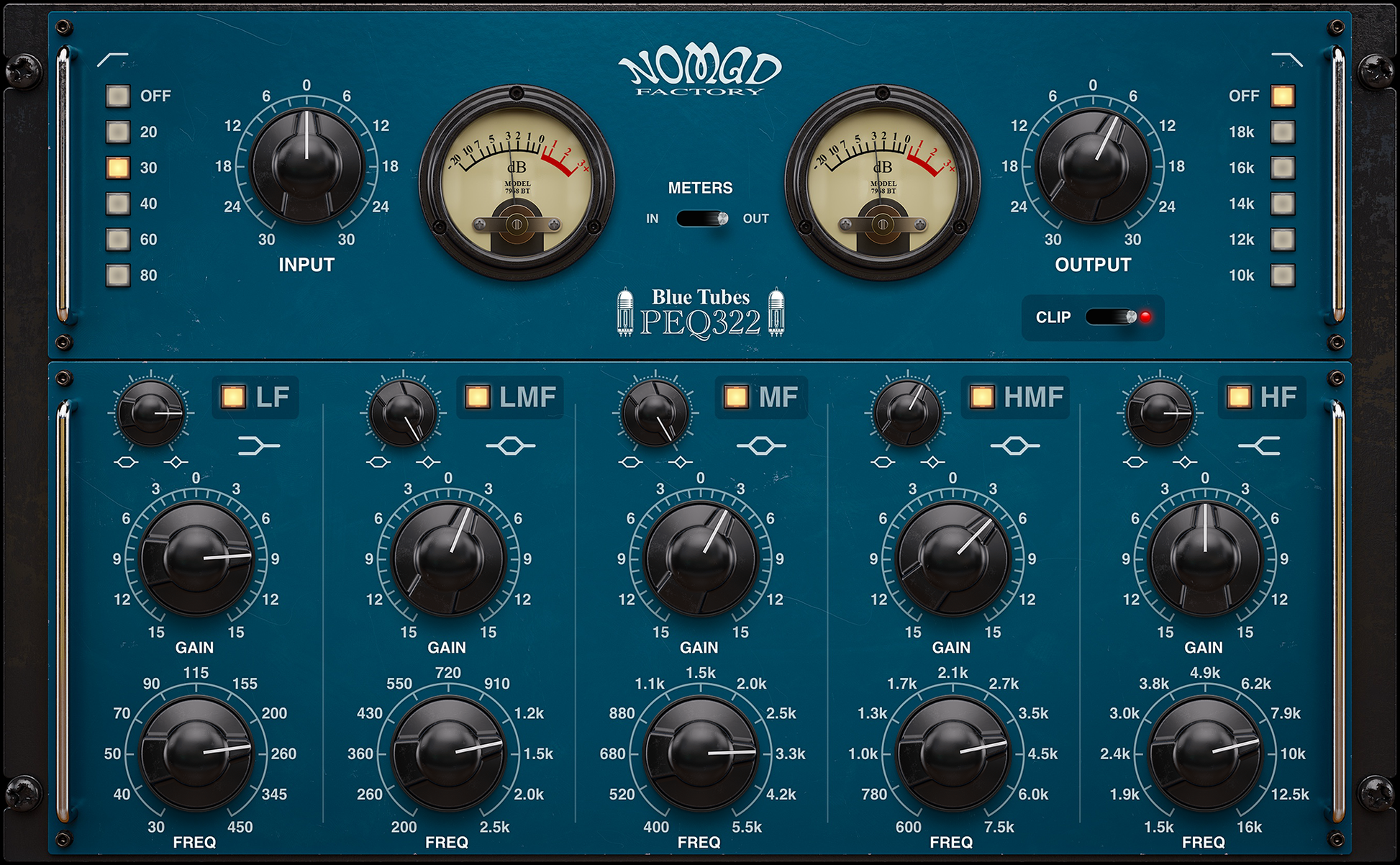 Blue Tubes Equalizer PEQ322