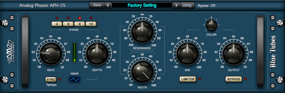 Blue Tubes Analog Phaser APH2S