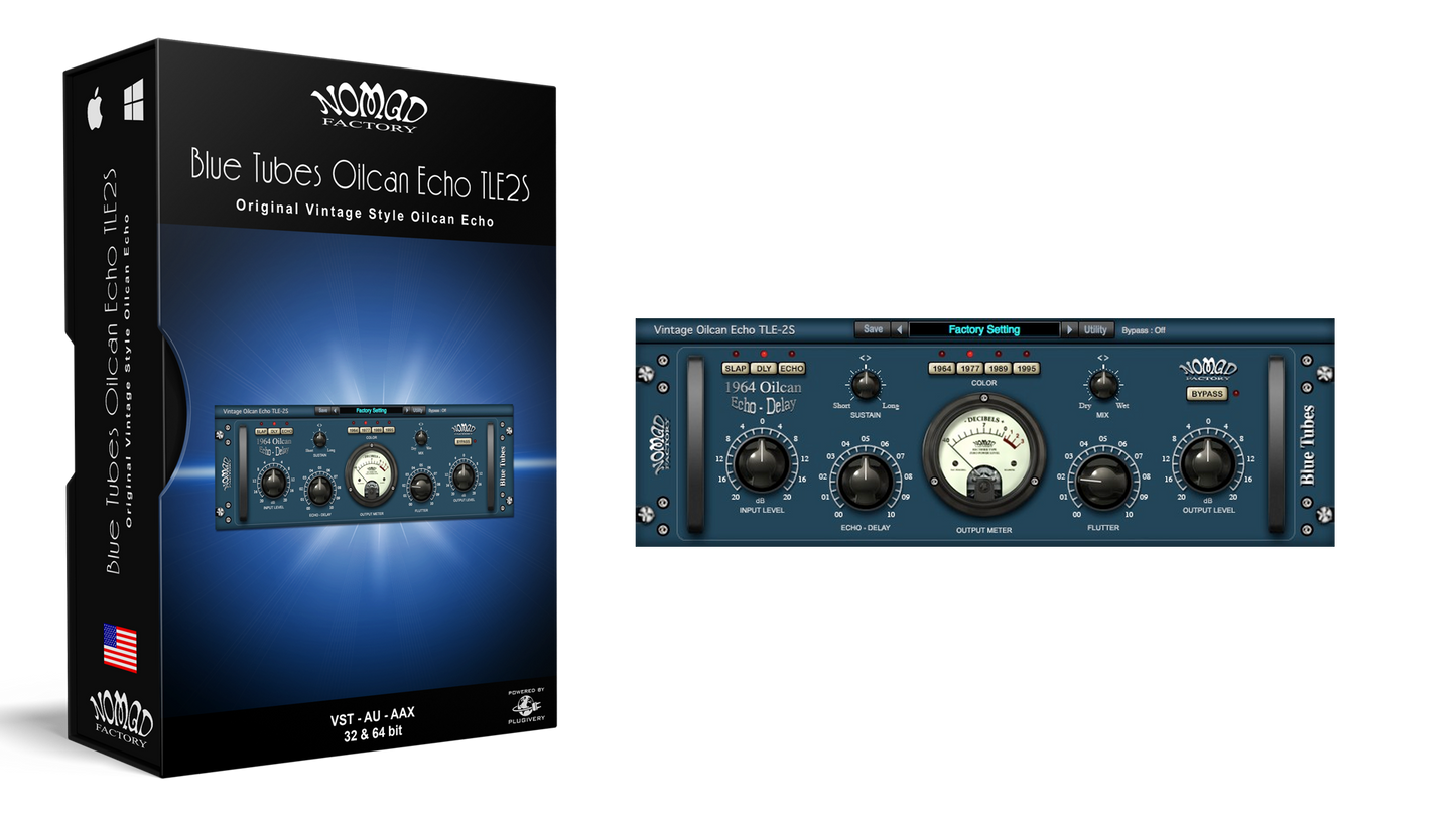 Blue Tubes Oilcan Echo TLE2S