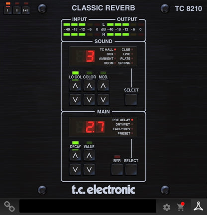 TC 8210 Classic Mixing Reverb