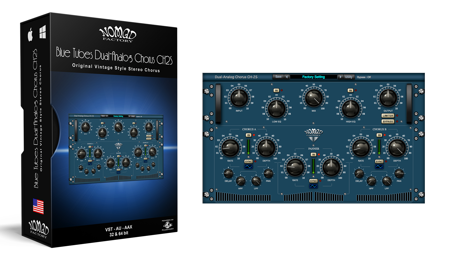 Blue Tubes Analog Chorus CH2S