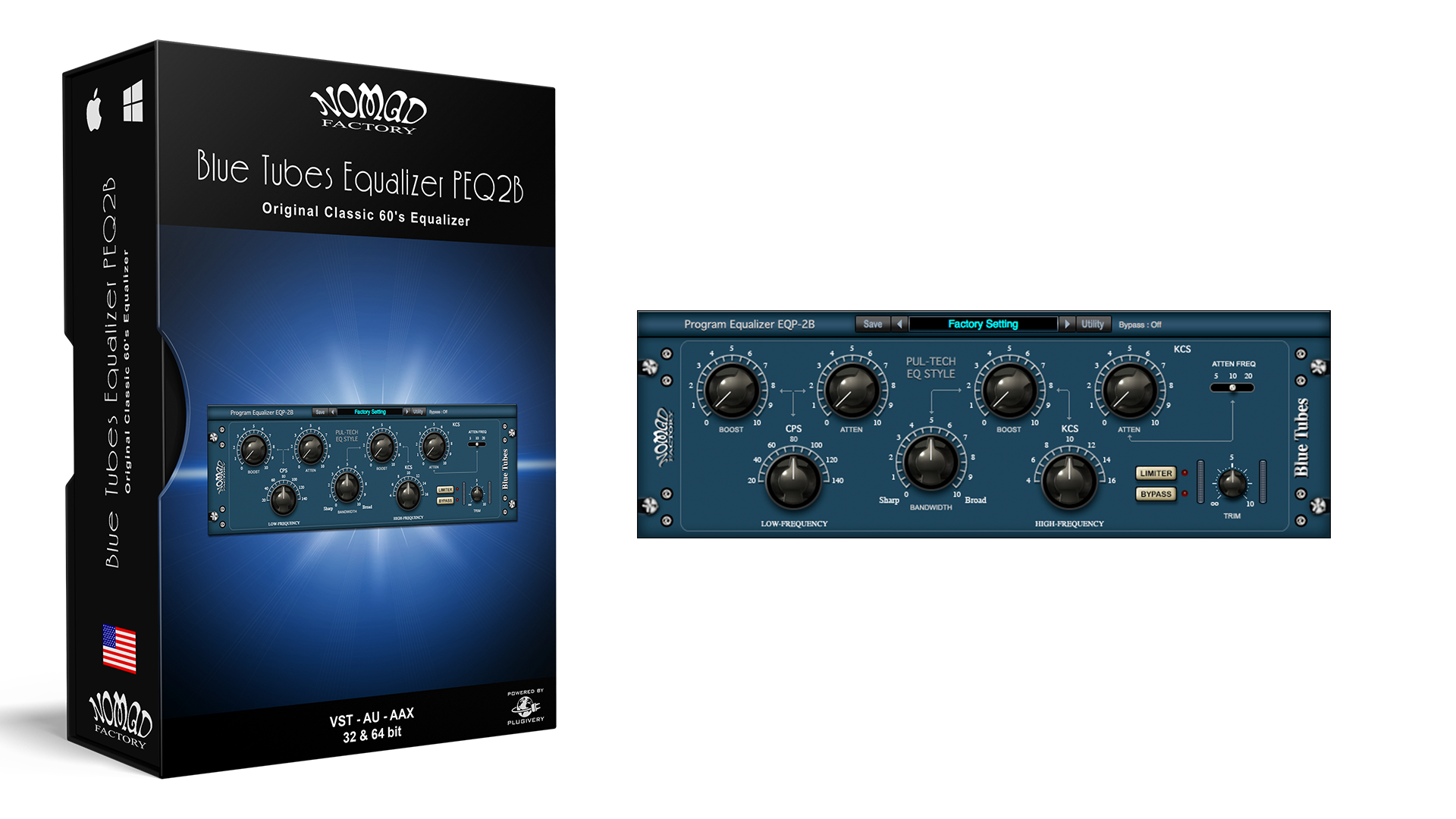 Blue Tubes Equalizer PEQ2B