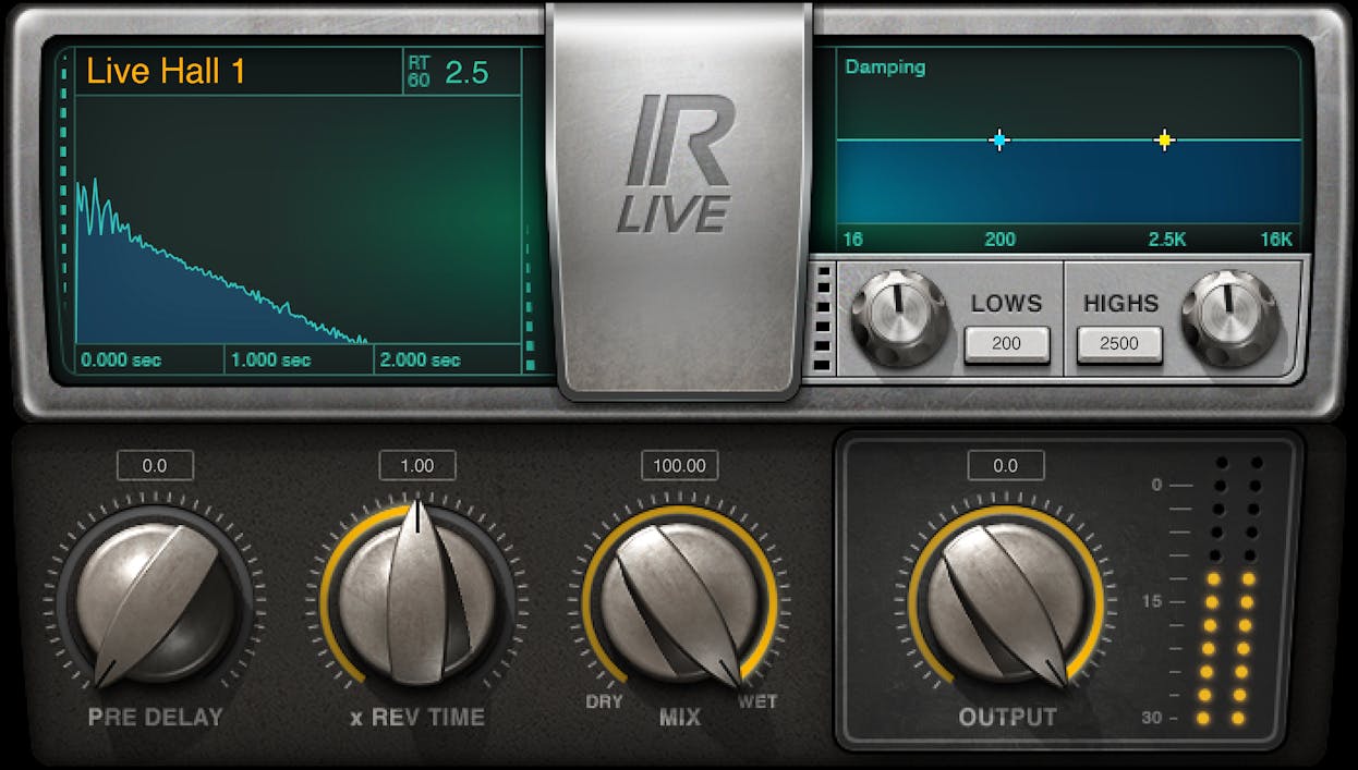 Waves IR-Live Convolution Reverb