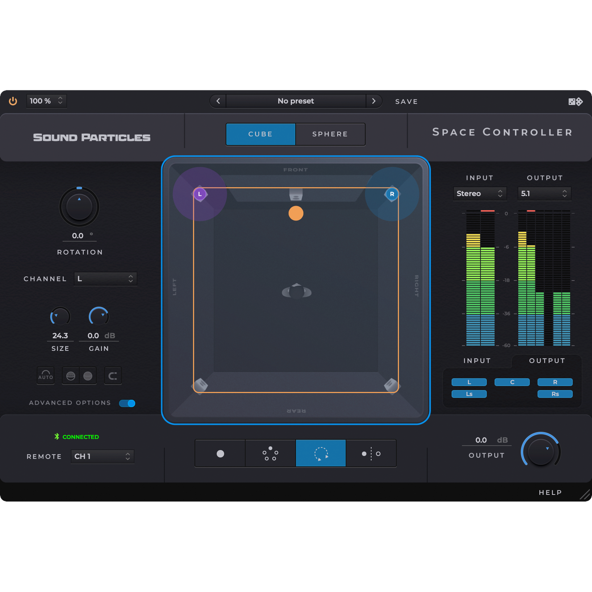 Space Controller setup