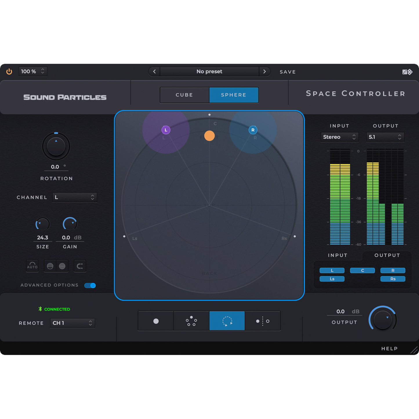 Space Controller setup
