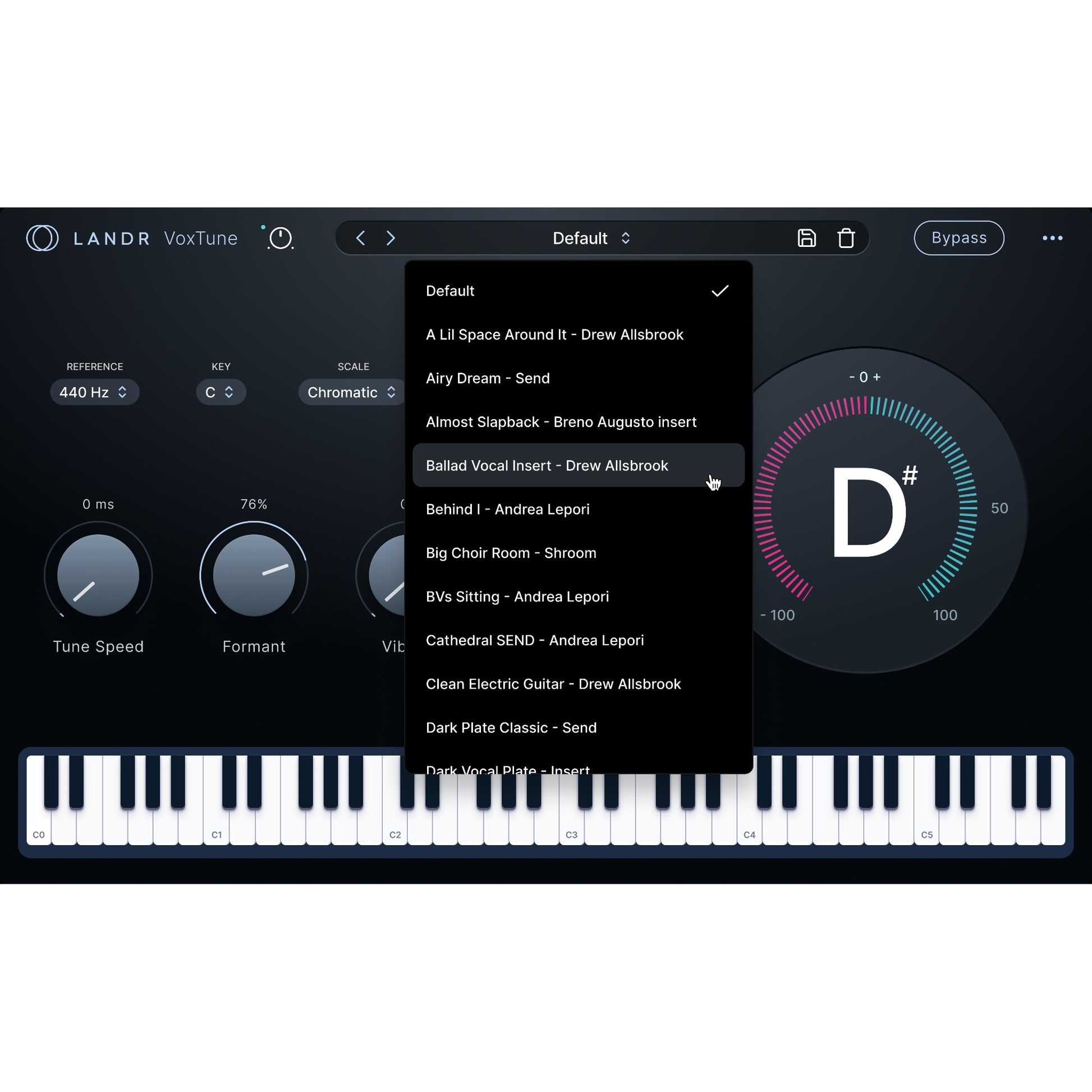 LANDR VoxTune | LANDR