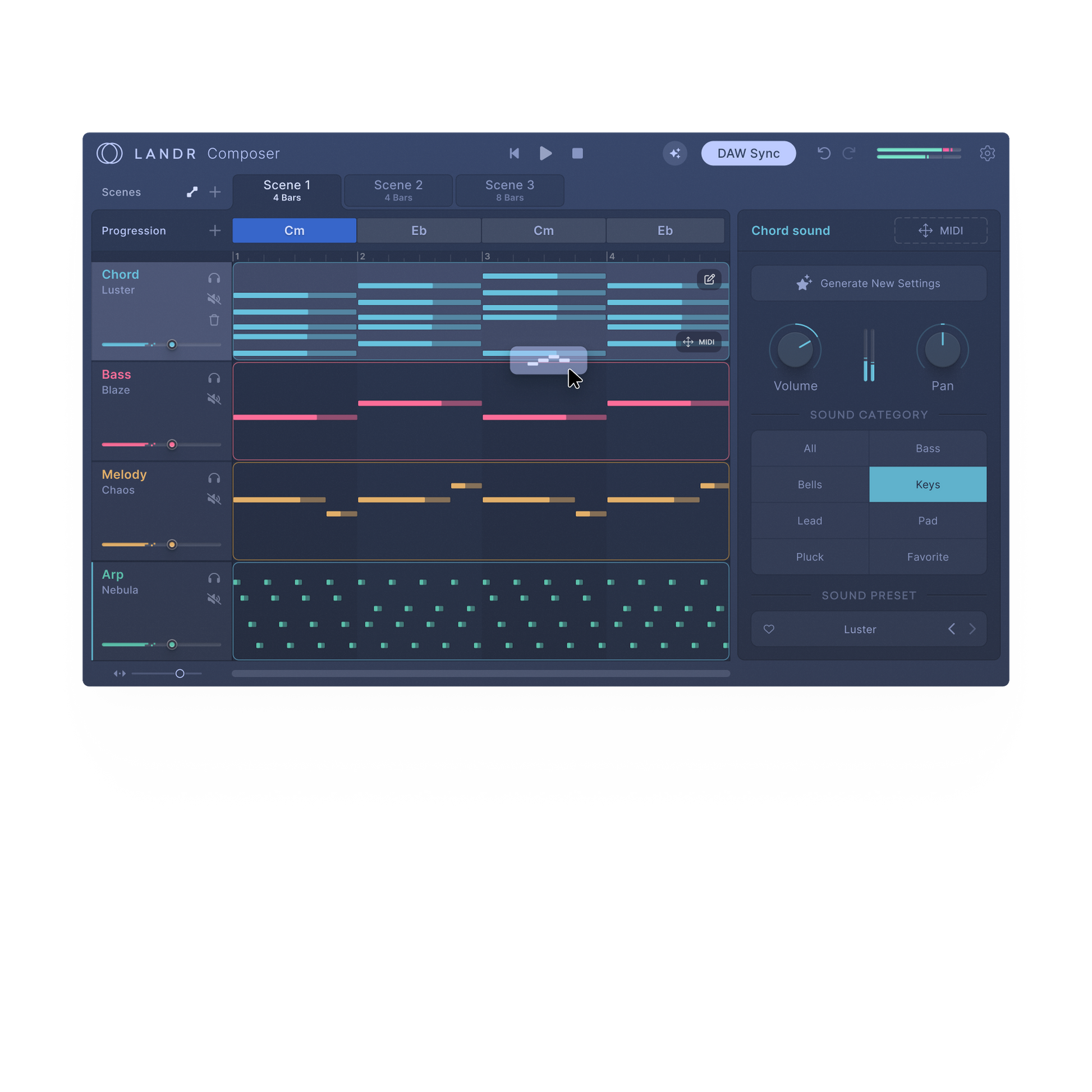 LANDR Composer | LANDR