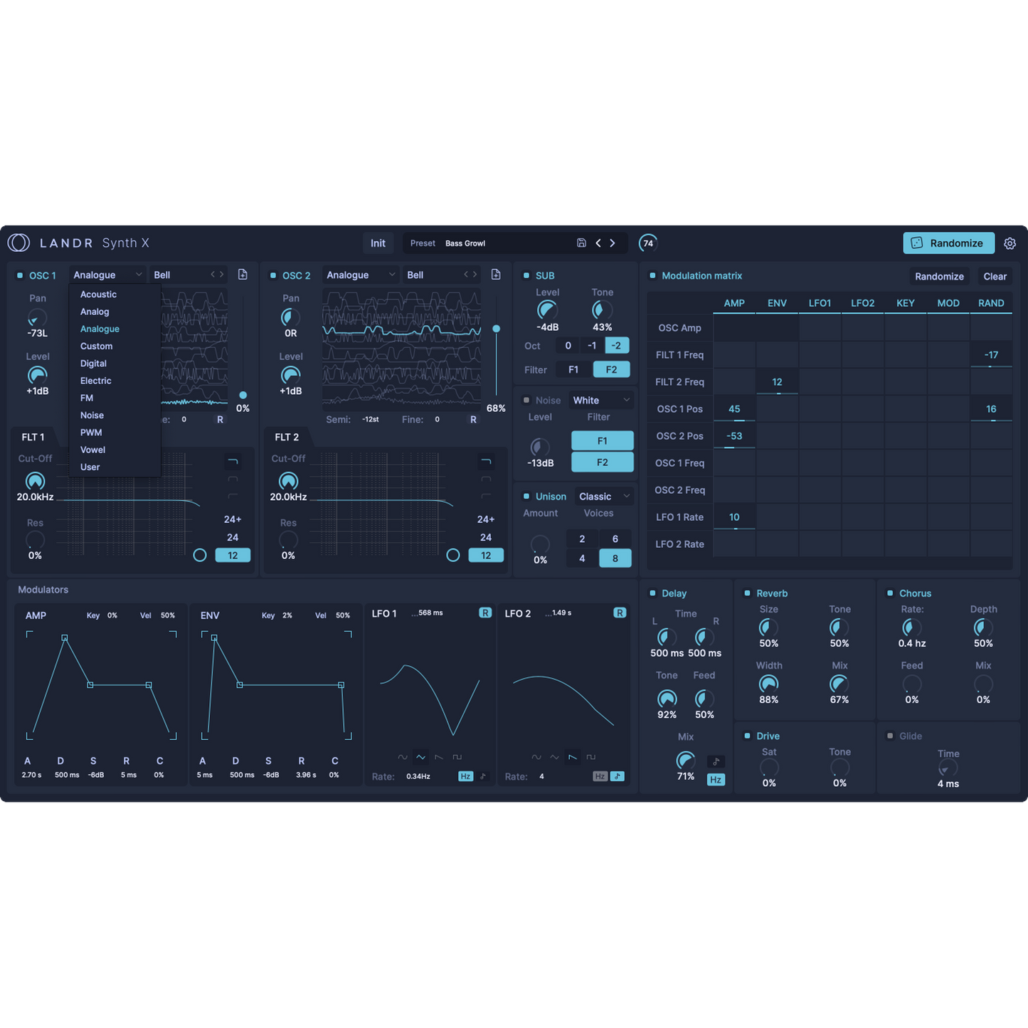LANDR Synth X | LANDR