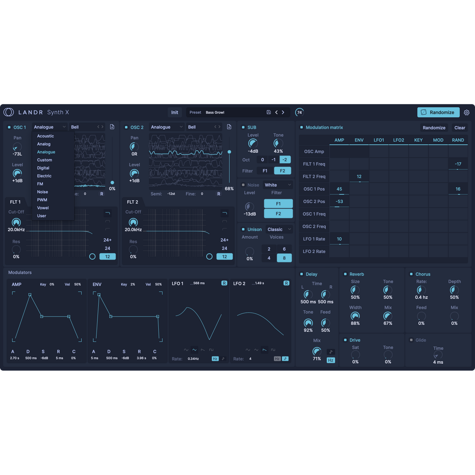LANDR Synth X | LANDR