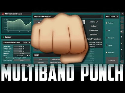 Add punch with upward multiband compression