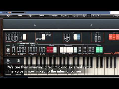 Vocoder tutorial with Cubase