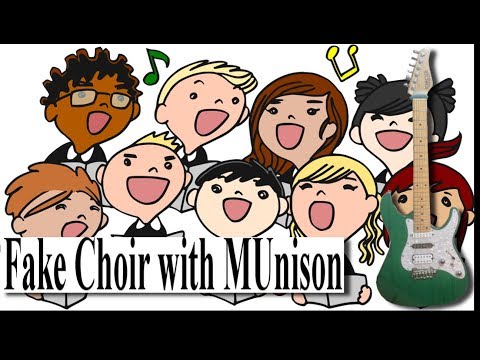 Fake choir sounds with MUnison