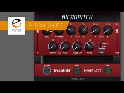 MicroPitch From Eventide Set Up Simple & Intuitive Tone Fattening & Delays In Seconds - Video Thumbnail