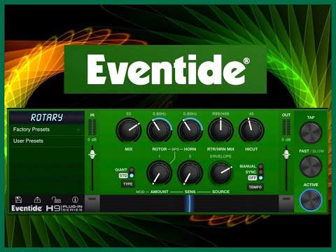 Rotary Mod by Eventide - AUv3 Leslie Speaker Emulation - Demo for the iPad - User Interface