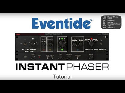 Eventide Instant Phaser Mk II Plug-In Tutorial - Video Thumbnail