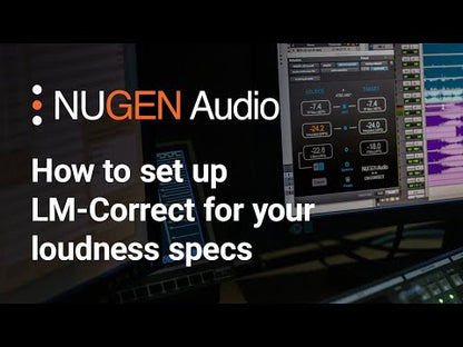 How to set up LM-Correct for your loudness specs