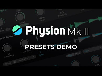 Physion Mk II Plug-in Preset Demo - Video Thumbnail