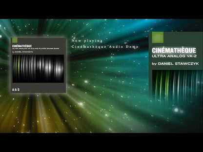 Cinémathèque Ultra Analog Soundset Presentation