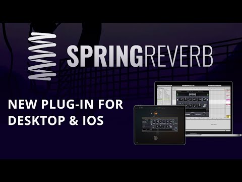Spring Reverb Plug-in Demo and Sound examples for AAX, VST, AU and AUv3 (iPhone & iPad) - Video Thumbnail 