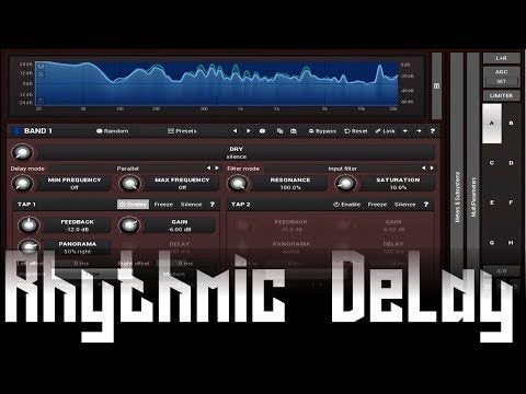 Rhythmic Delay using MDelayMB