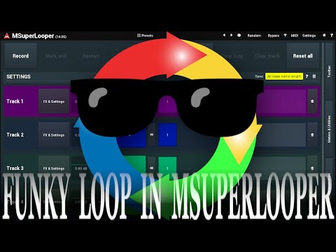 Making a funky jam with MSuperLooper