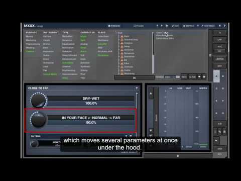 MXXX tutorial #3 - Modulators, multiparameters and active presets