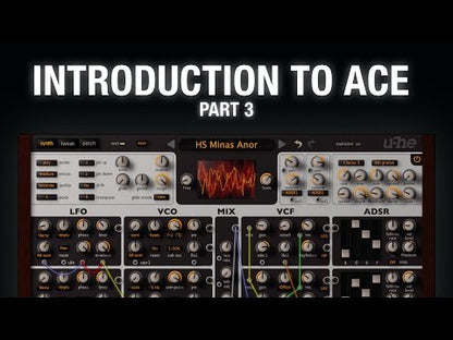Introduction to ACE - Part 3 of 4 VIDEO