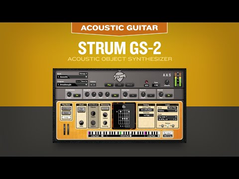 Presenting the acoustic side of the Strum GS-2 guitar plug-in VST AU AAX RTAS