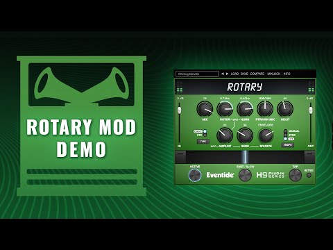 Eventide Rotary Mod Leslie Cab Modulation Plug-in Demo - User Interface