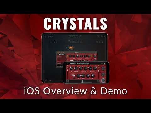Crystals Harmonizer Pitch, Delay & Reverb Plugin for iOS AUv3 (Demo) - VIdeo Thumbnail 