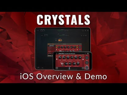 Crystals Harmonizer Pitch, Delay & Reverb Plugin for iOS AUv3 (Demo) - VIdeo Thumbnail 