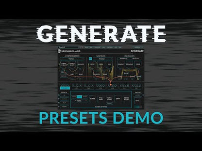 New Generate Plug-in from Newfangled Audio: Presets Demo - Video Thumbnail