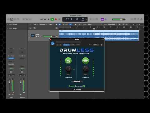 DRUMLESS - New Real-Time Drum Separation Plug-In