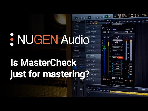 Is MasterCheck just for mastering?