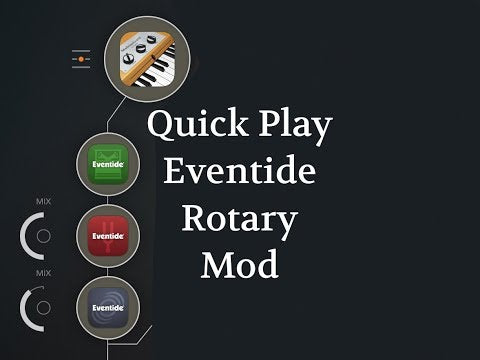 Eventide Rotary Mod - Quick Play in AUM - User Interface