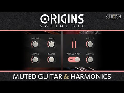 Sonuscore Origins Vol.6: Muted Guitar & Harmonics