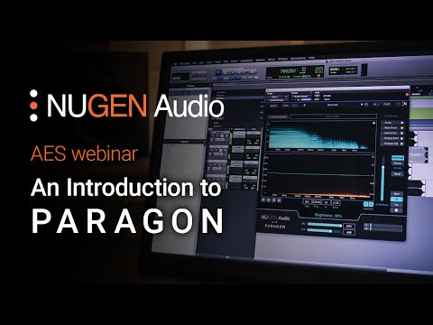 Paragon webinar at AES 2020