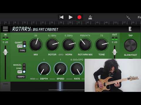 Eventide Rotary Mod for iPhone & iPad - Guitar presets by Vanny Tonon - User Interface