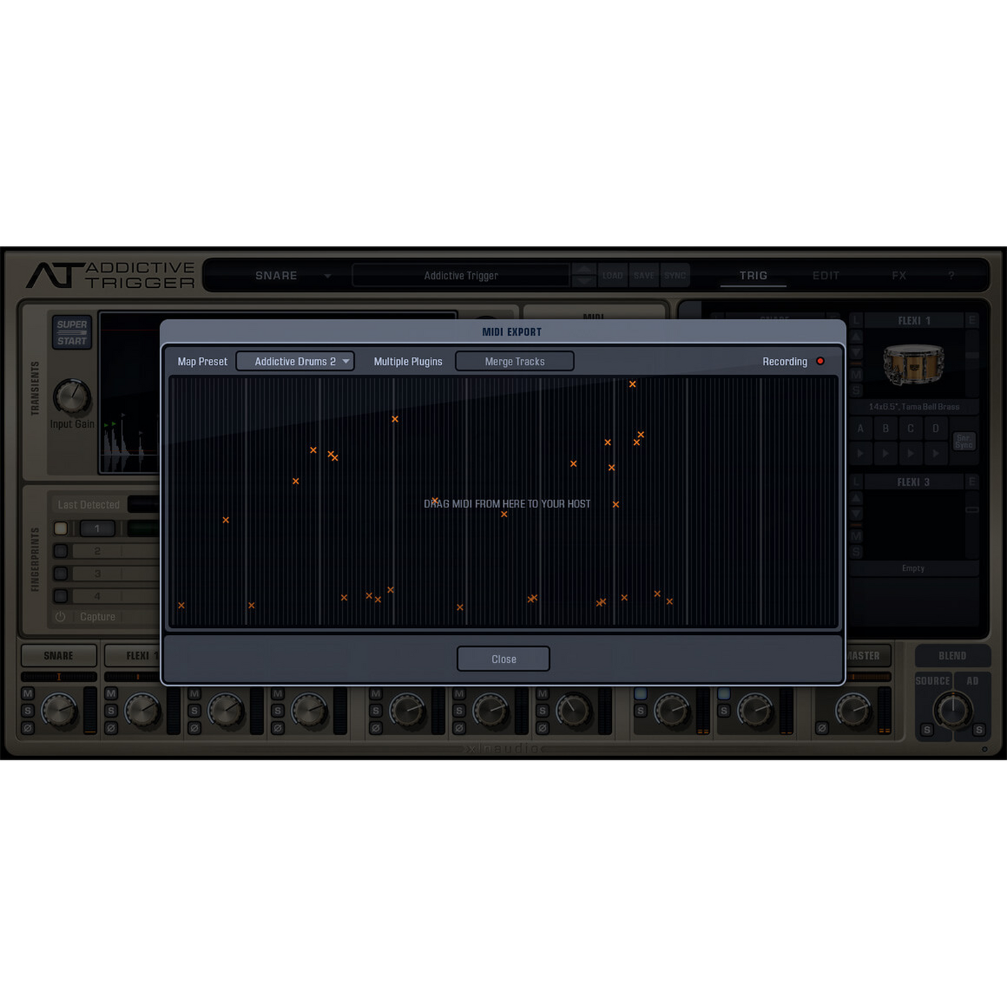 Addictive Trigger MIDI
