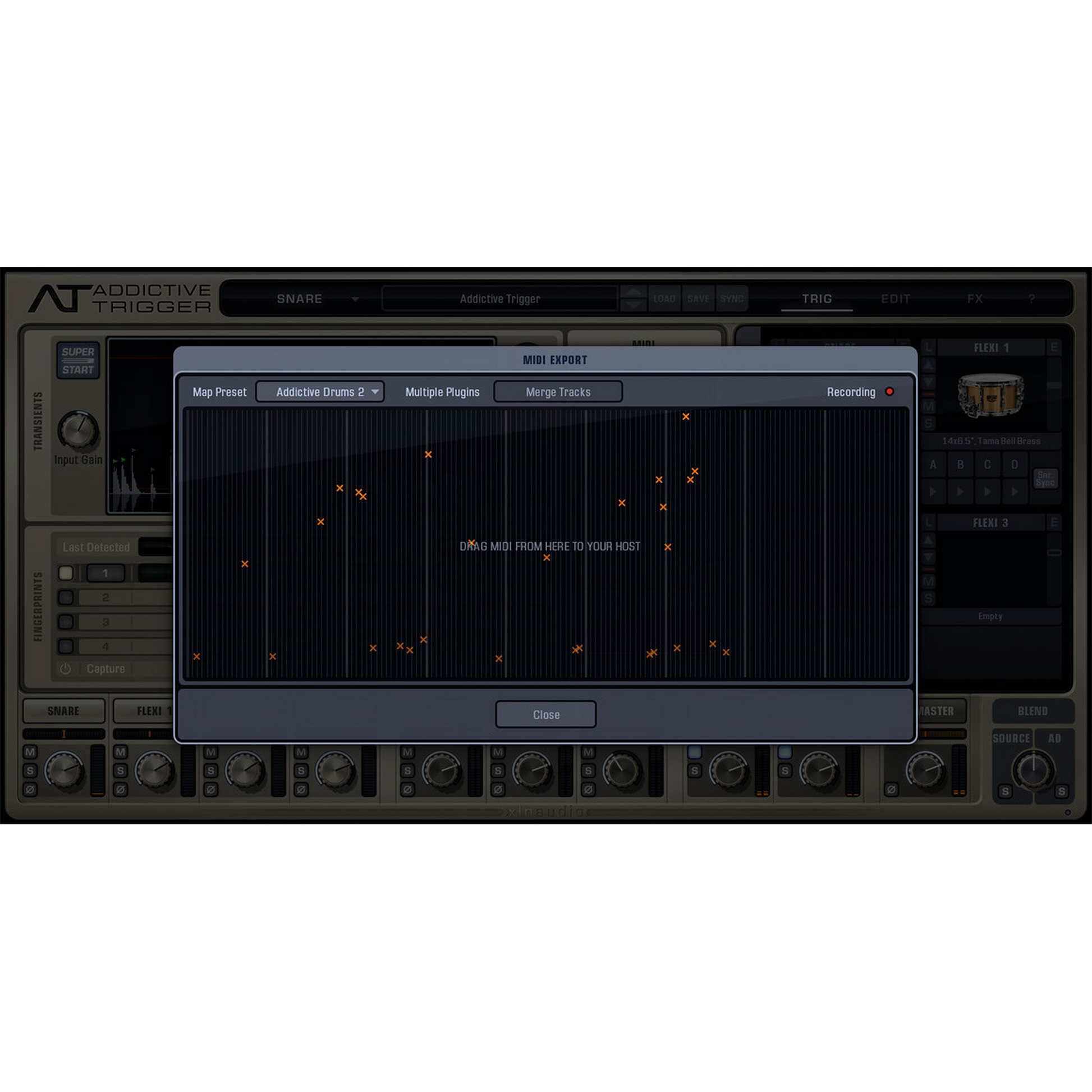 Addictive Trigger MIDI