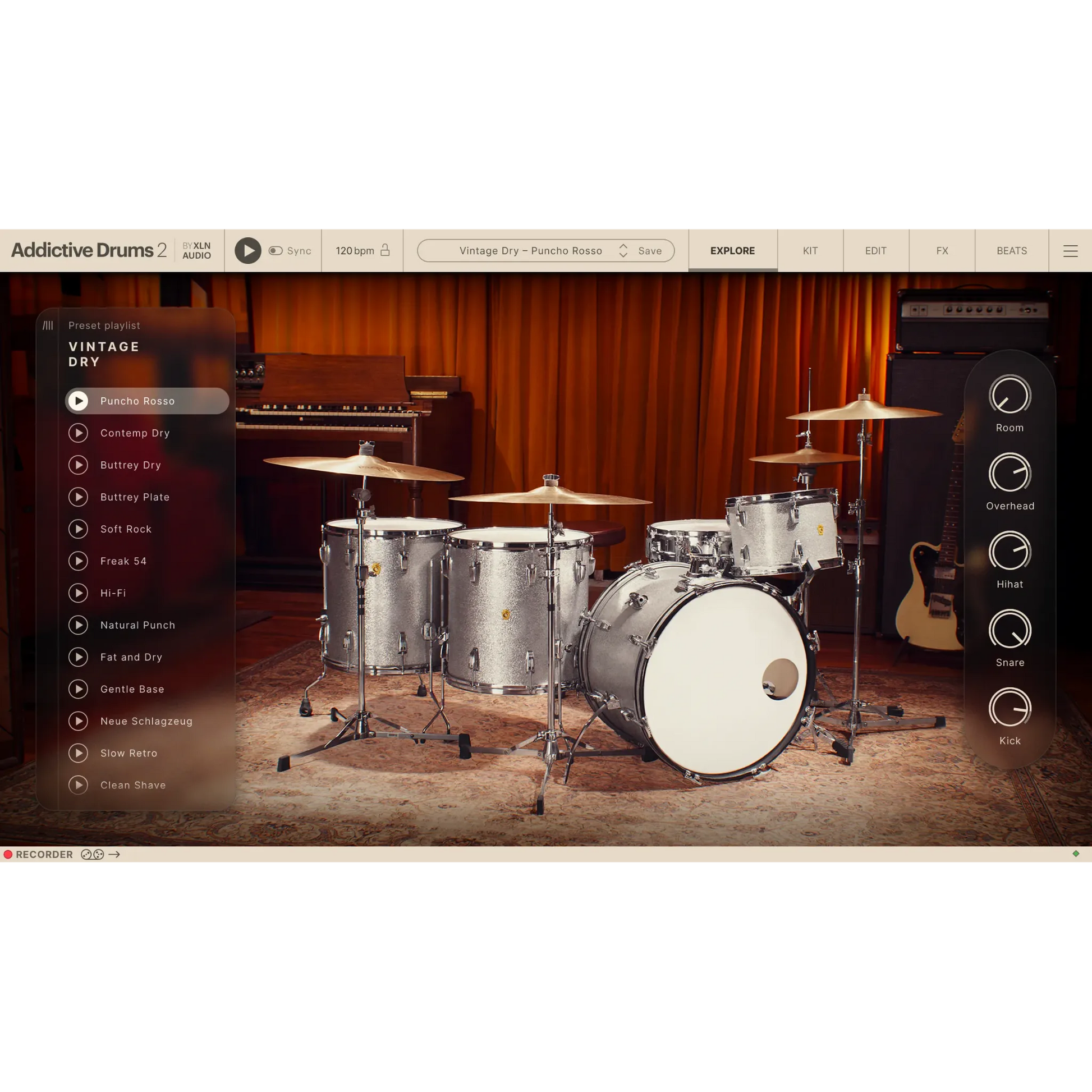 Addictive Drums 2: Dead & Dry Collection