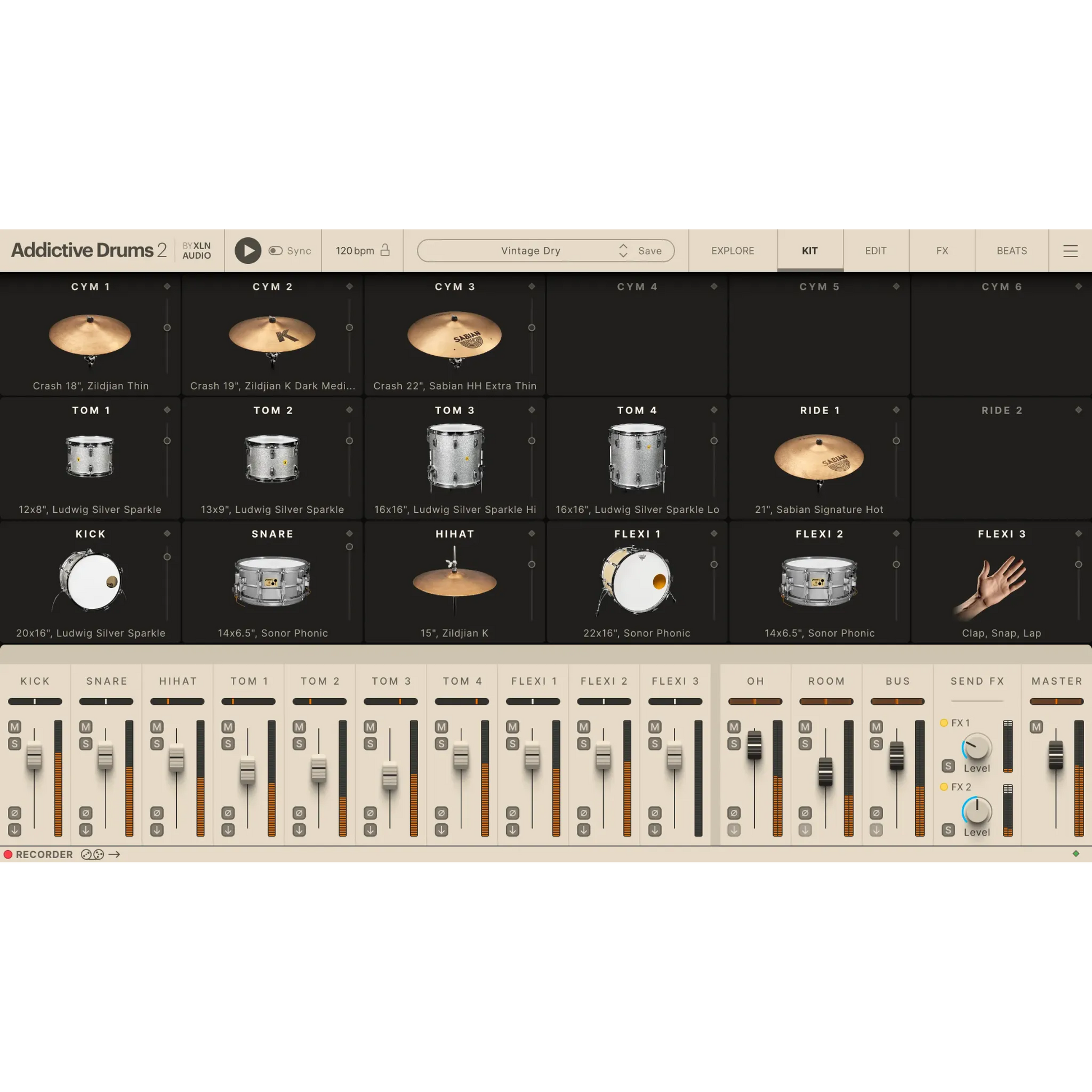 Addictive Drums 2: Dead & Dry Collection