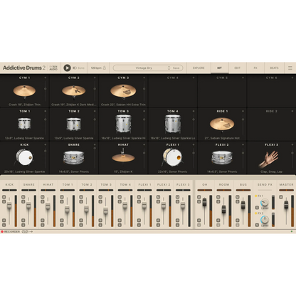 Addictive Drums 2: Dead & Dry Collection