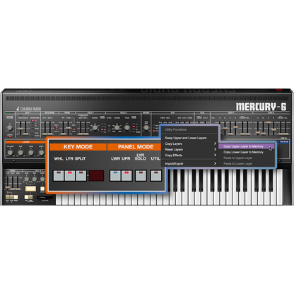Mercury-6 Synthesizer settings