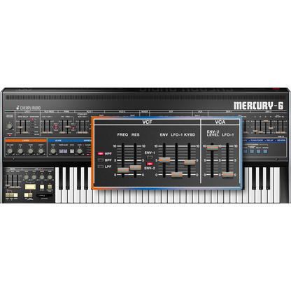 Mercury-6 Synthesizer settings