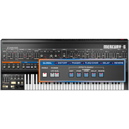 Mercury-6 Synthesizer settings