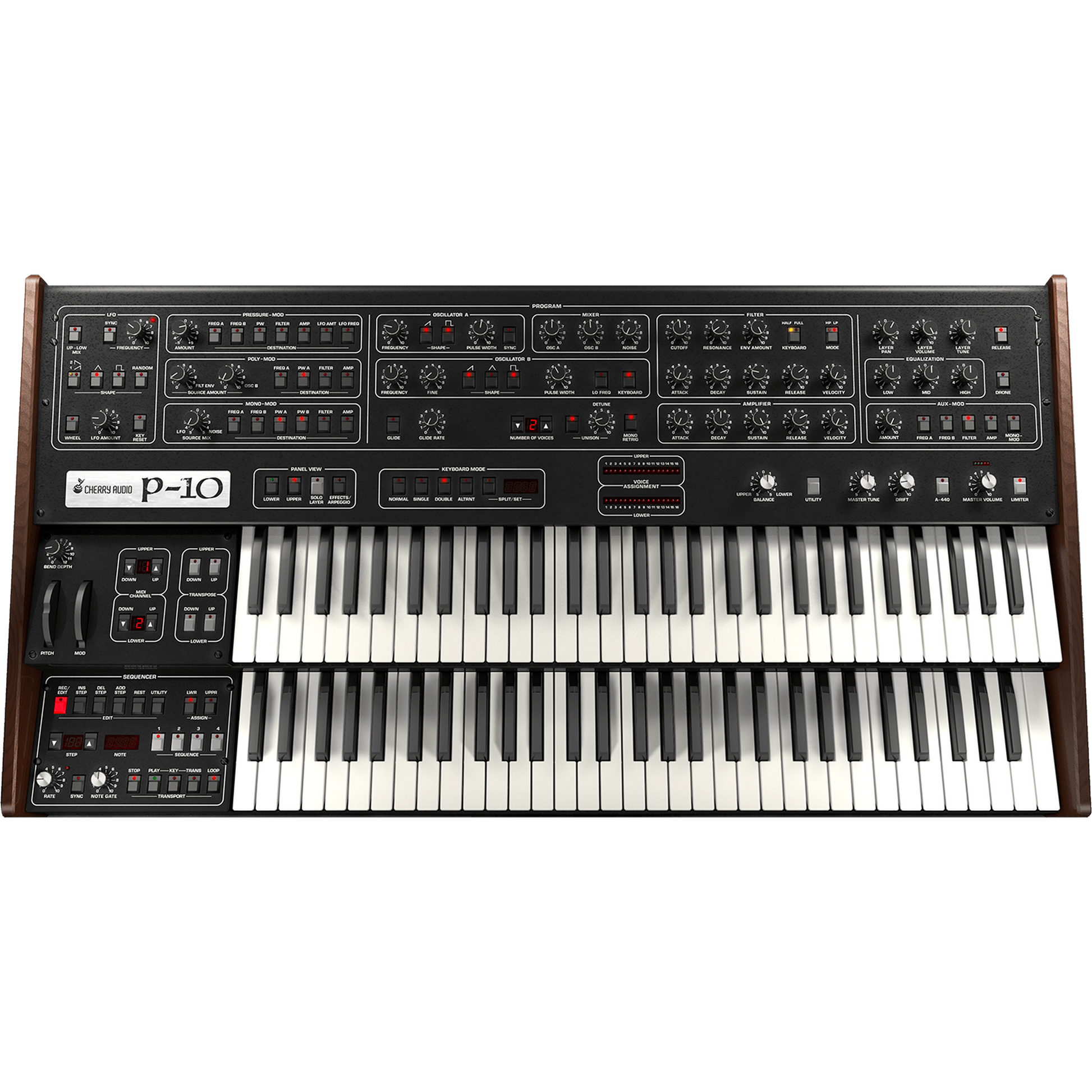 P-10 Synthesizer interface