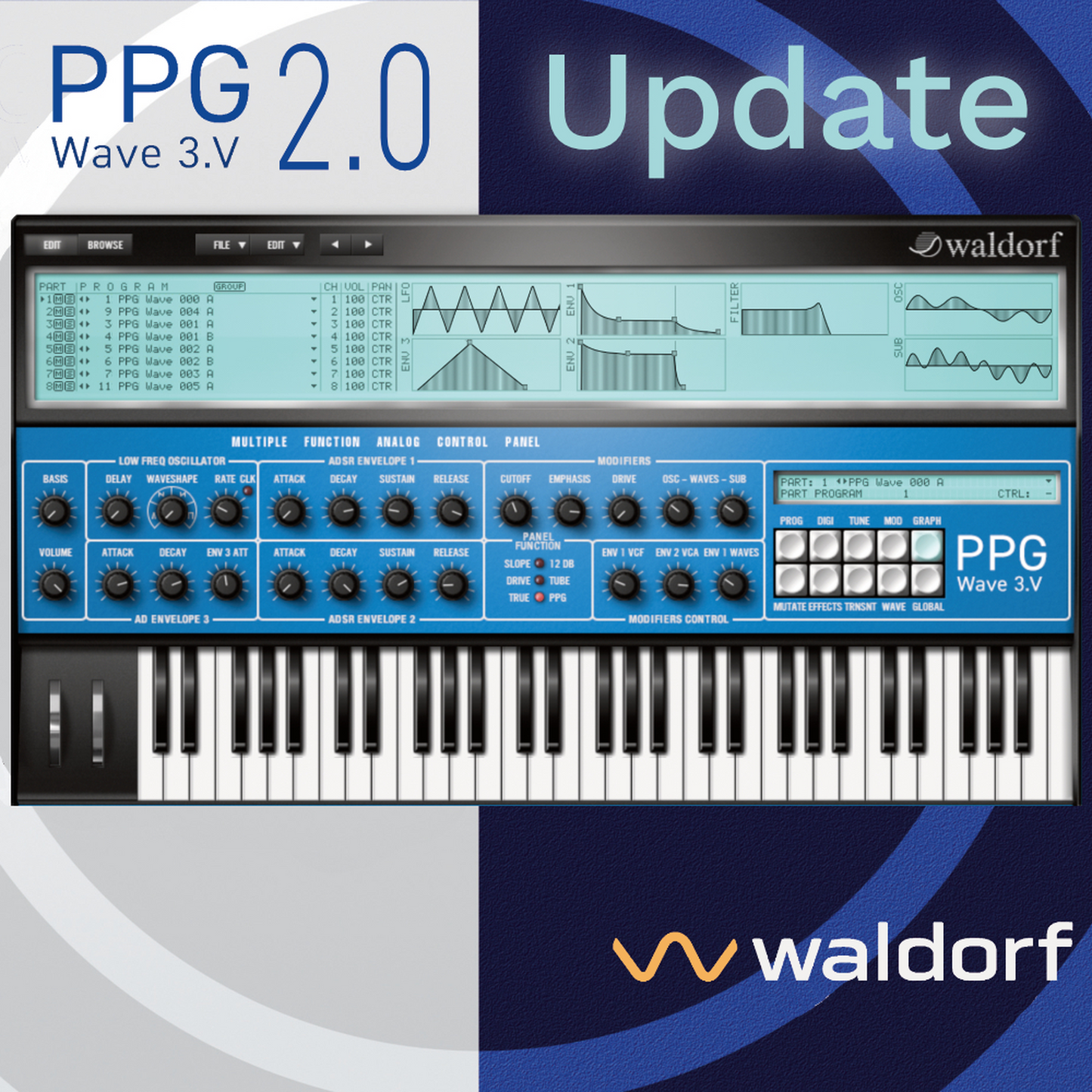 PPG Wave 3.V - Update 2.0 | WALDORF