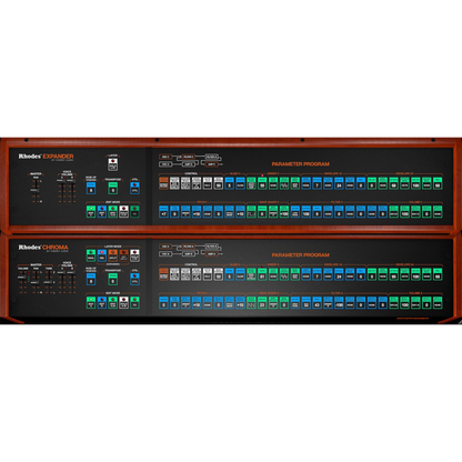 Rhodes Chroma Synthesizer interface