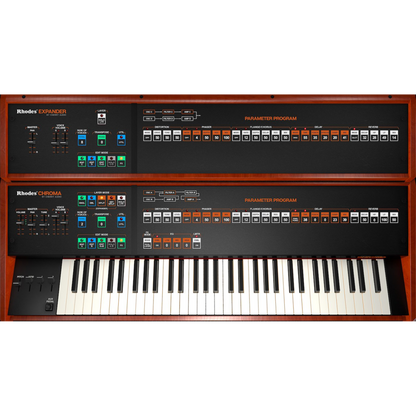 Rhodes Chroma Synthesizer interface